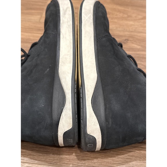 OluKai Papaku 'Ili mens Black Leather Chukka Boots Size 13 , EU 46, Classic, EUC - Picture 12 of 13